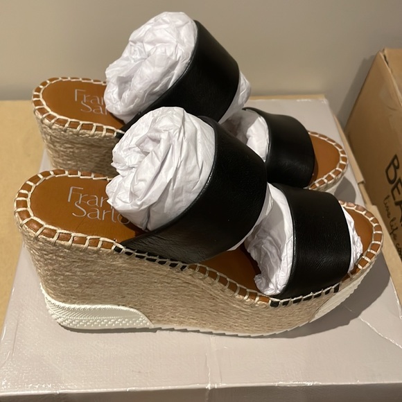 Franco Sarto Slip on Espadrille Wedge Sandal size 5.5 - Picture 4 of 4